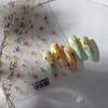 Magic Ferrite Frosted Red Bean Thin Transparent Nail Stickers TS-3990