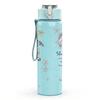 1PC Star Angel Faith Minimal Line Art Print 750ml Color Plastic Sports Water Bottle Leakproof Flip Straw Lid Suitable for Sports Office Home Use