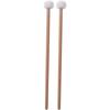 Drum Mallets Sticks 2Pcs Mallet Percussion Drum Mallet Hammer White Felt Timpani Snare Drum Musical Instrument Accessories