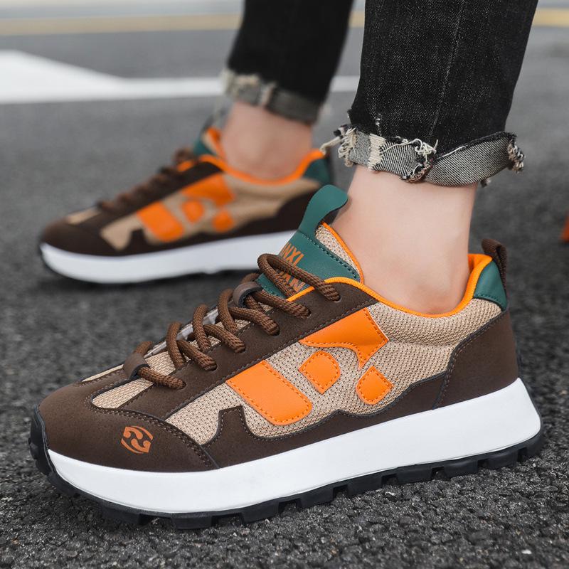 

Мужская летняя спортивная обувь из дышащей сетки — легкая, роскошная, модная, универсальная Daddy Sneakers 44 оранжевый