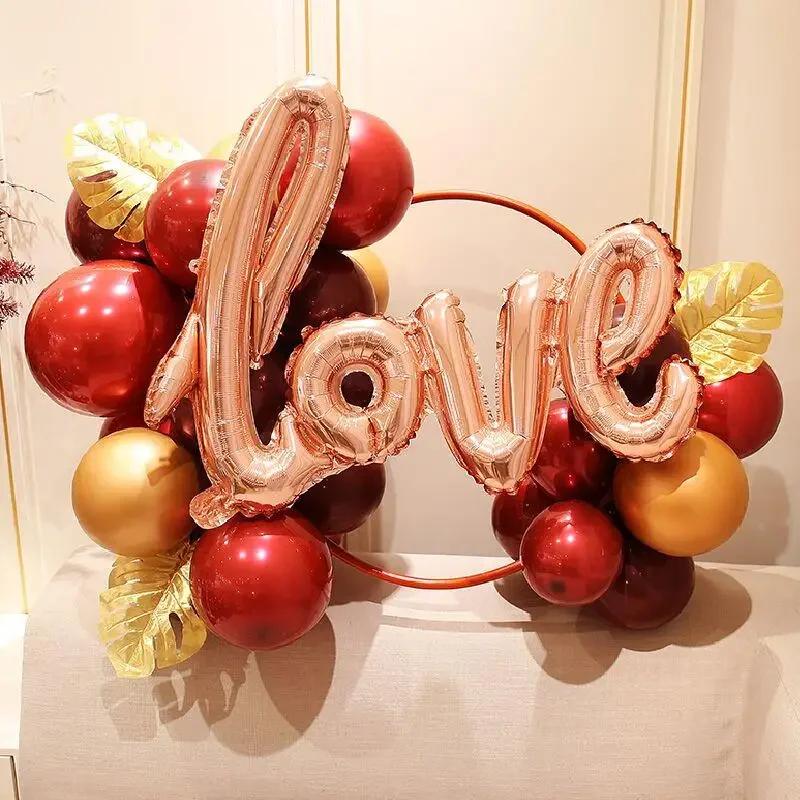 43 Inch Letter LOVE Foil Balloon Anniversary Wedding Valentines Birthday Party Decoration Letters Foil Balloons