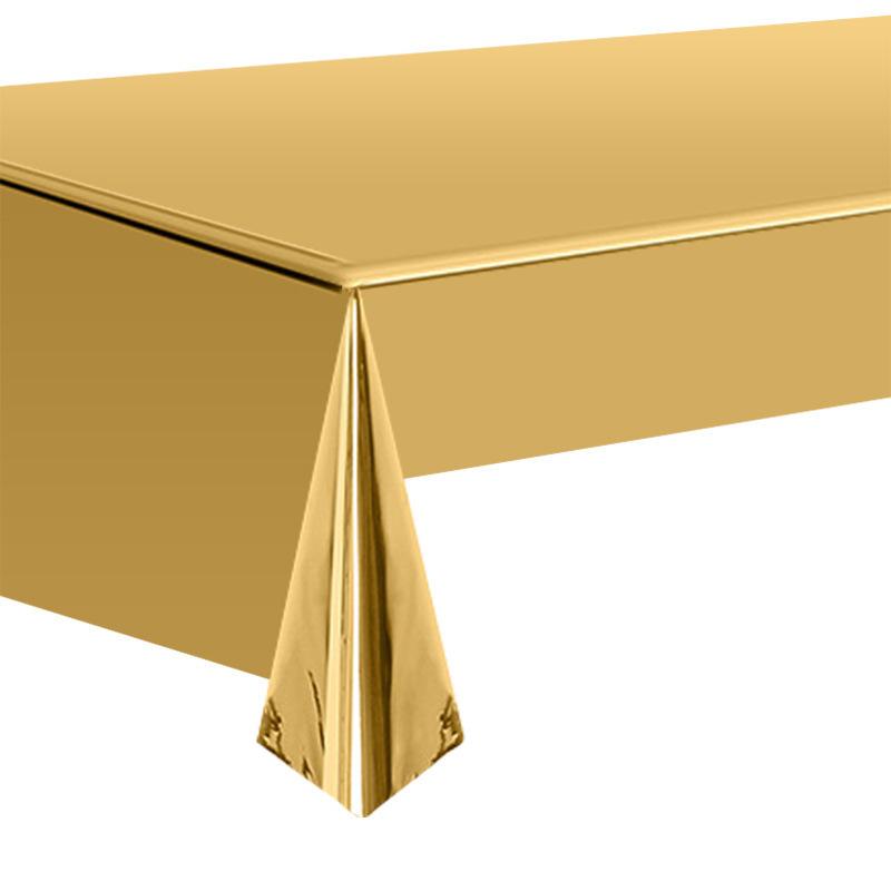 

137cm*183cm Rose Gold Sliver Disposable Tablecloth For Birthay Wedding Party Decoration Birthday Partyneeds Home Decor