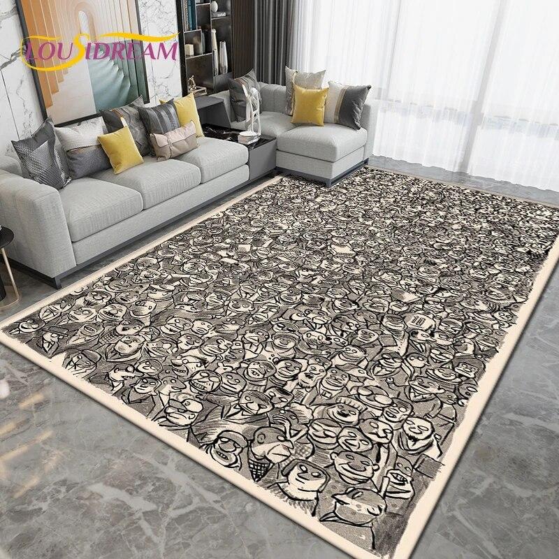 Gothic Witchcraft Skull Skräck Area Matta,Mattmatta för Vardagsrum Sovrumssoffa,Kök Badrum Dörrmatta Halkfri Golvmatta Present