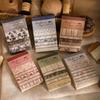Simulated Fabric Material Book Vintage Scrapbook Paper High Quality Memo Pad Refill Pages