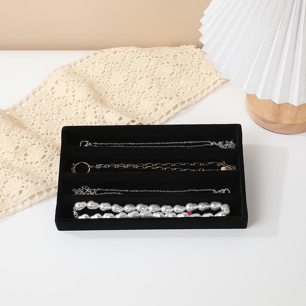 Multi-Style Plush Jewelry Storage Box with Drawers