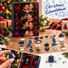 Day Christmas Countdown Advent Calendar Gift Box with 2D Themed Acrylic Ornaments