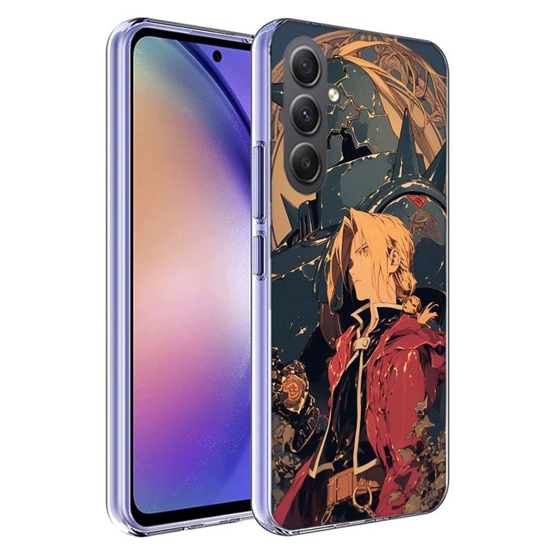 Anime F-Fullmetal A-Alchemist_ Brotherhood Phone Case For Samsung A16 A26 A36 A56 A17 A03S A04S A02S A05S A50S A30 A20 A70S A40