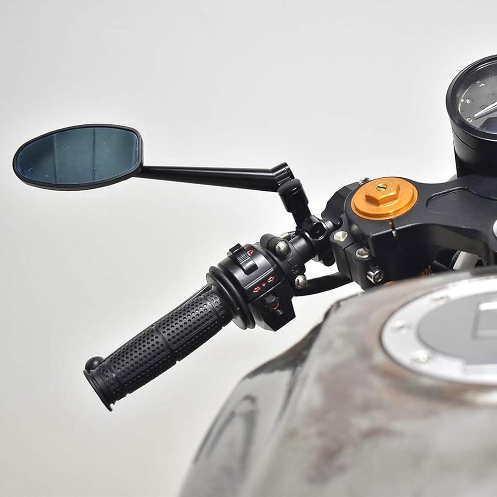 Motorcycle Mirror Mount, Bike Handle, 0.9 inch (22 mm), Universal Mirror Holder, Mount Holder,