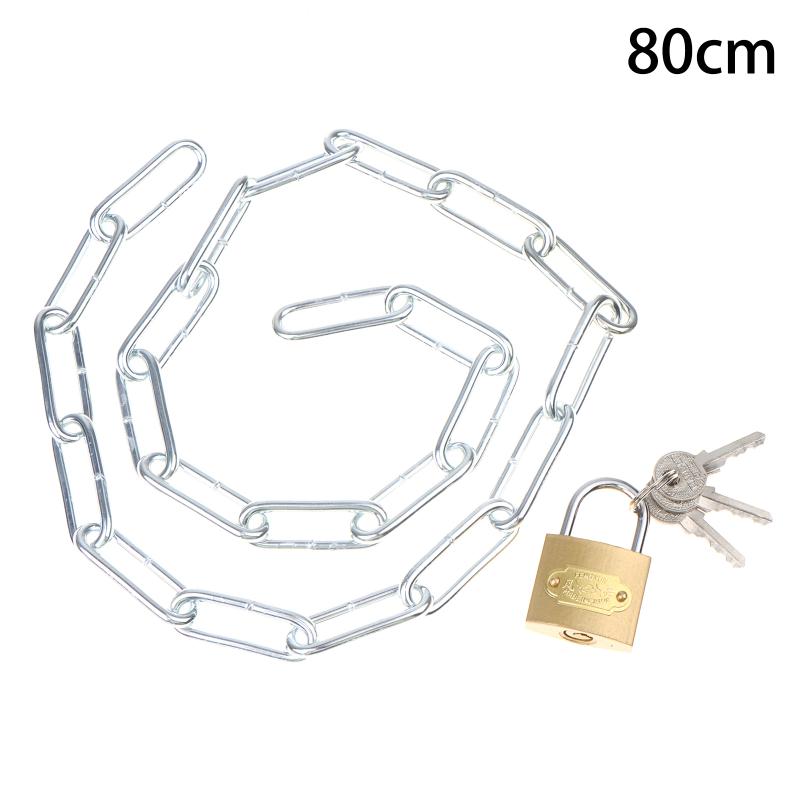 Heavy Duty Keyed Bicycle Lock Anti-theft Chain for Motorcycles and Generator Protection