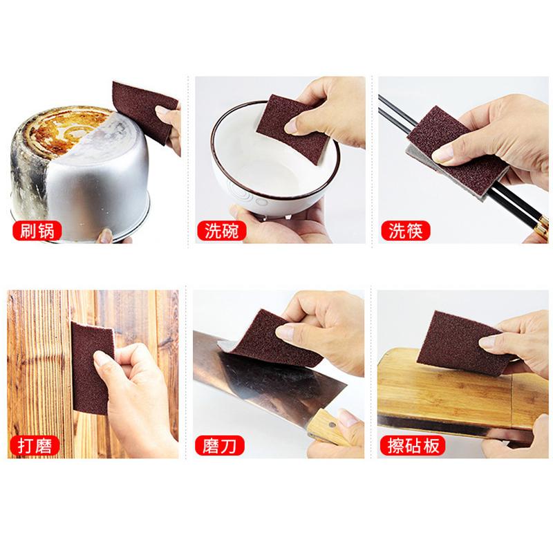 Magic Melamine Sponge Carborundum Kitchen Sponge Eraser for Pan Pot Dish Sponges Kitchen Utensils Household Cleaning Items Tool