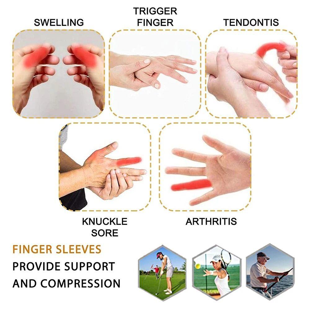 10Pcs Tubular Finger Tubular Bandage Soft Finger Roll Dressings  Finger Swelling