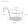 Balcony Flower Rack Hanging Plant Holder Easy Installation Process