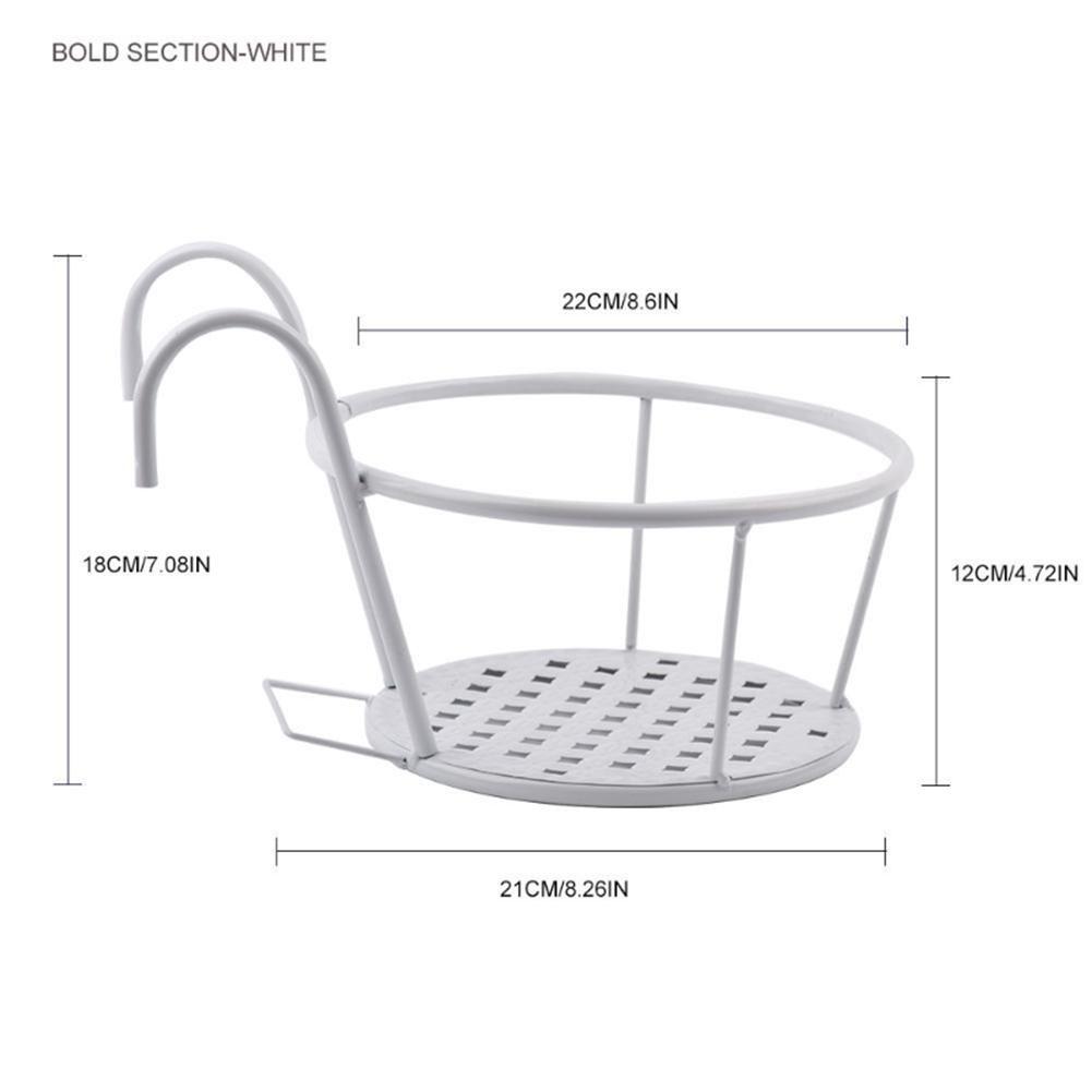 Balcony Flower Rack Hanging Plant Holder Easy Installation Process