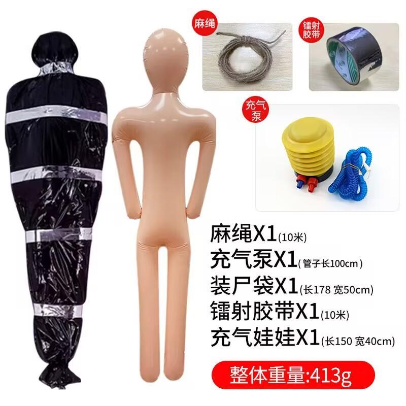 

Набор реквизита трупа на Хэллоуин 59 дюймов, уличная дворовая жуткая декорация в саване, ужас, окровавленный мешок для тела, подвесные украшения для дома с привидениями