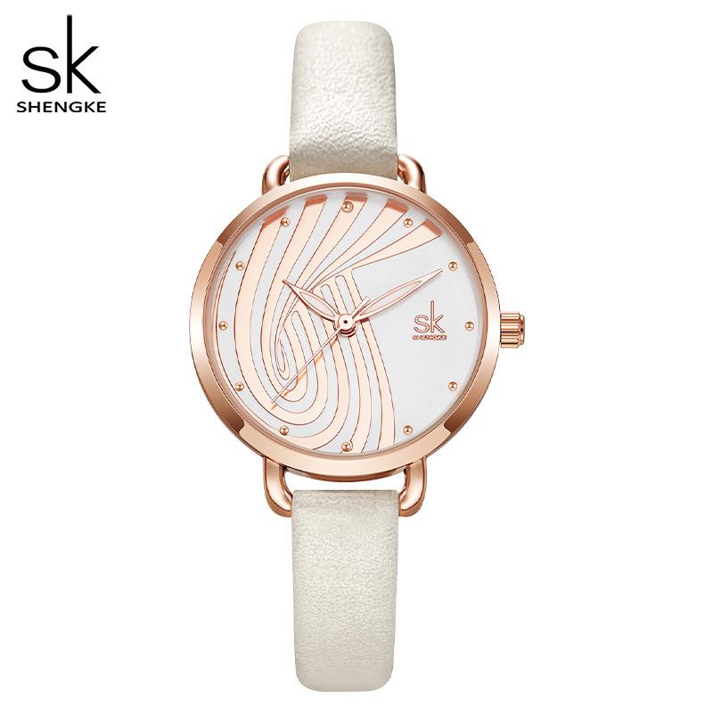 SK Women s Elegant Waterproof Zebra Pattern Quartz Wristwatch 0153