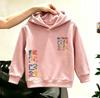 Children's hooded sweatshirt featuring arrow and letter graphics trendy streetwear style;unisex; suitable for autumn and winter.