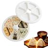 Onigiri Mold 6-hole Triangular Sushi Kit Maker Press Type Easy Convenient Picnics Home Parties Case Food-grade PP Restaurants Commercial Cooking Heat