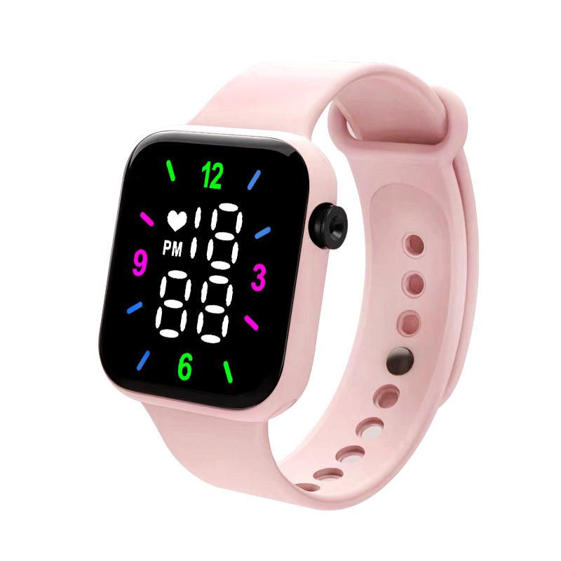 

Новые светодиодные квадратные электронные часы с подсветкой Инновационные модные спортивные студенческие электронные часы в стиле колледжа