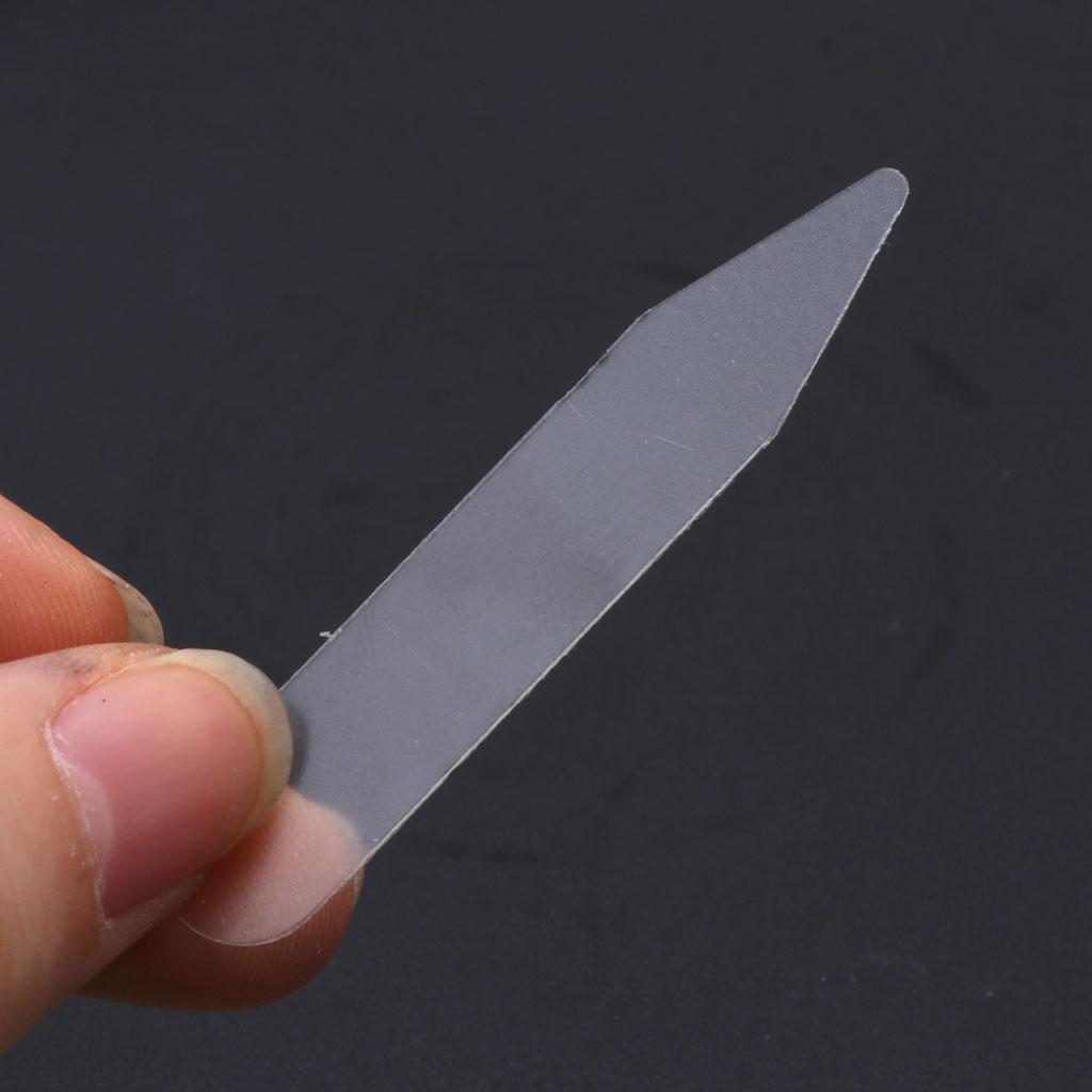 200Pcs Plastic Collar Stiffeners Stays Bones Set For Dress Shirt Men's Gifts