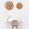 Artisanal Rattan Wall Ornament,Hand Woven Rattan Basket for Contemporary Wall Decoration