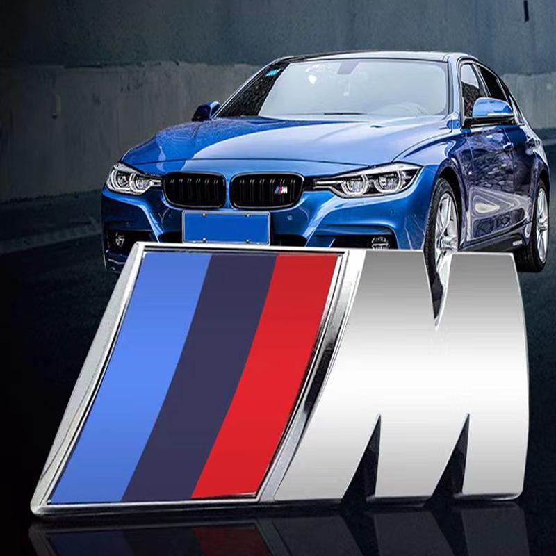 For BMW F15 G05 F16 G06 F25 G01 G08 F26 G02 F07 F10 G07 G20 Sticker 3D Car Front Grille M Badge Emblem Decoration Accessories
