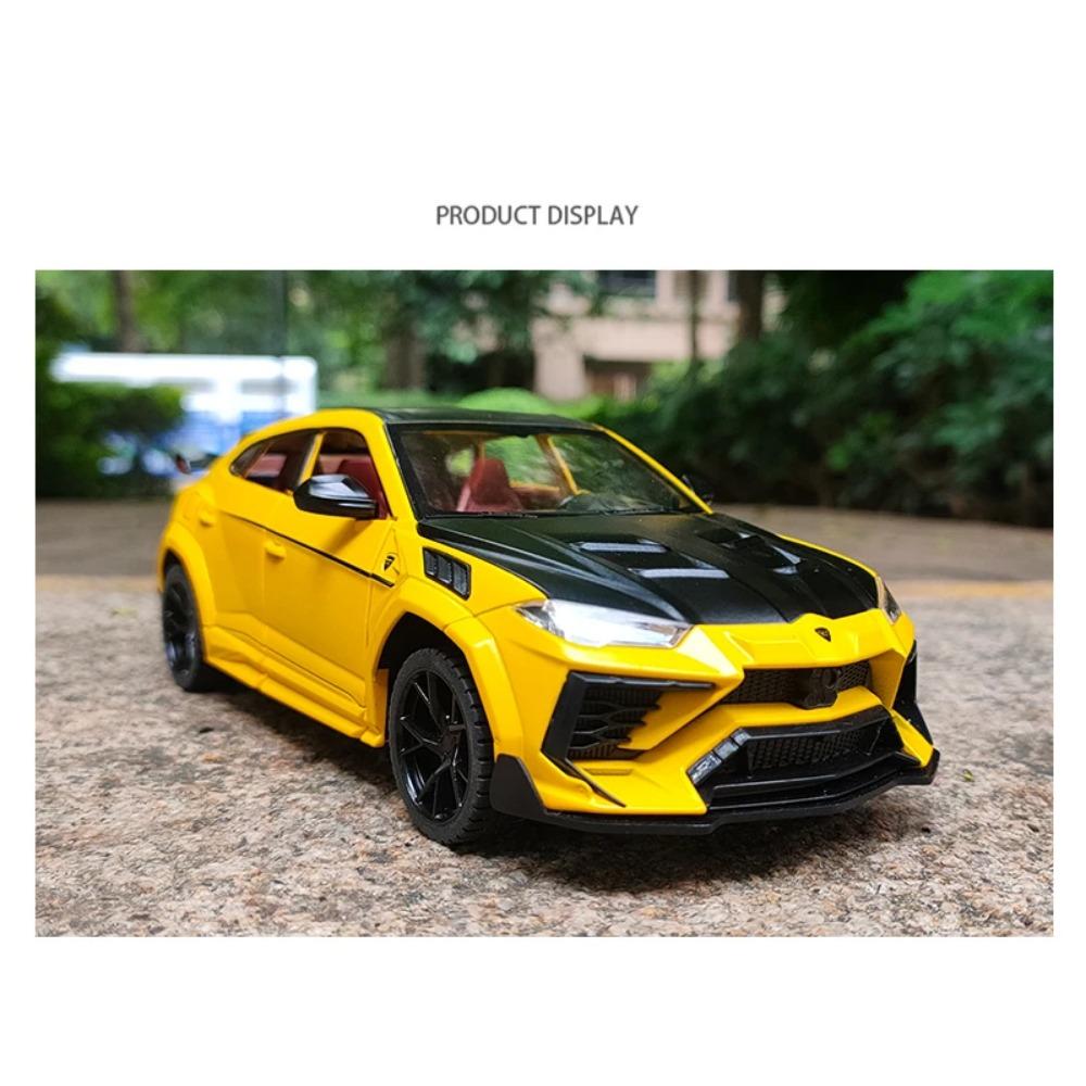 1/24 Lamborghini URUS внедорожник сплав модифицированная модель спортивного автомобиля литой металл внедорожник модель симуляция звук и свет детская игрушка подарок