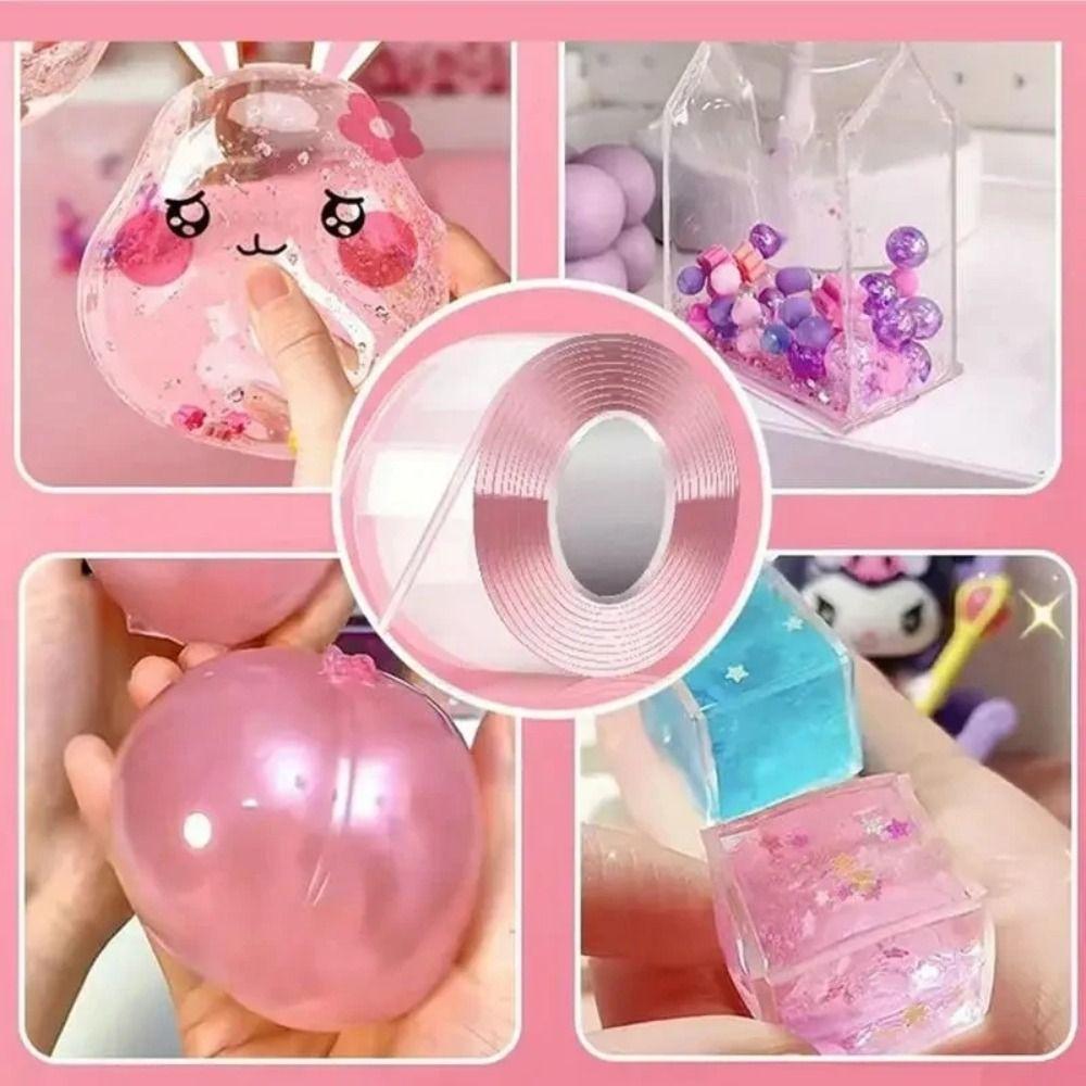 Nano Tape DIY Balloon Blowing Tape Transparent Multipurpose Nano Tape  Kids Birthday Gifts