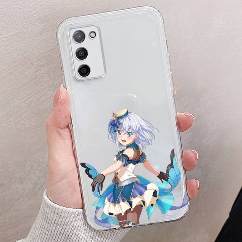 Yashio Rui BanG Dream Phone Case For Xiaomi Mi 11 Ultra Lite 10 Redmi Note 9 8 7 9a K30S K40 Pro Transparent Coque