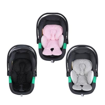 Reversible Infant Strollers Pad Feature Cosy Cotton Velvet Design Body Headrest Cushion For Newborns Travel Daily