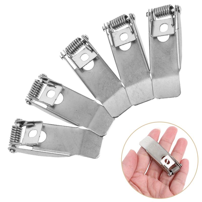 10 Pcs Spring Clip Ceiling Lighting Panel Shell Spring Latch Lighting Accessory Securing Clamps Lamp Retention Clip Downlight