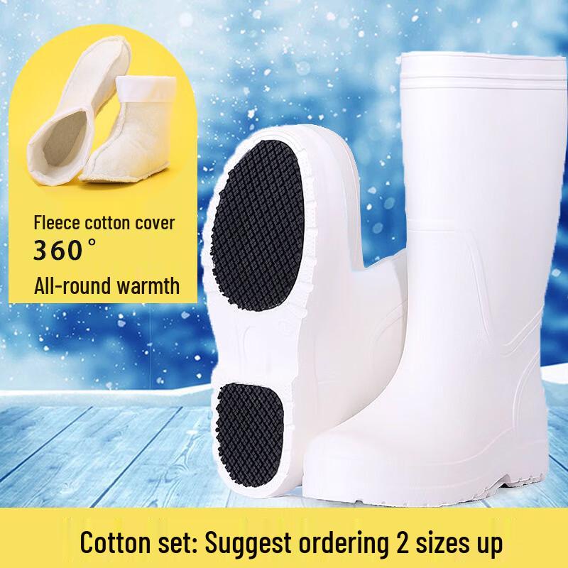 WEZHO White Padded Anti-Slip Chef Work Shoes