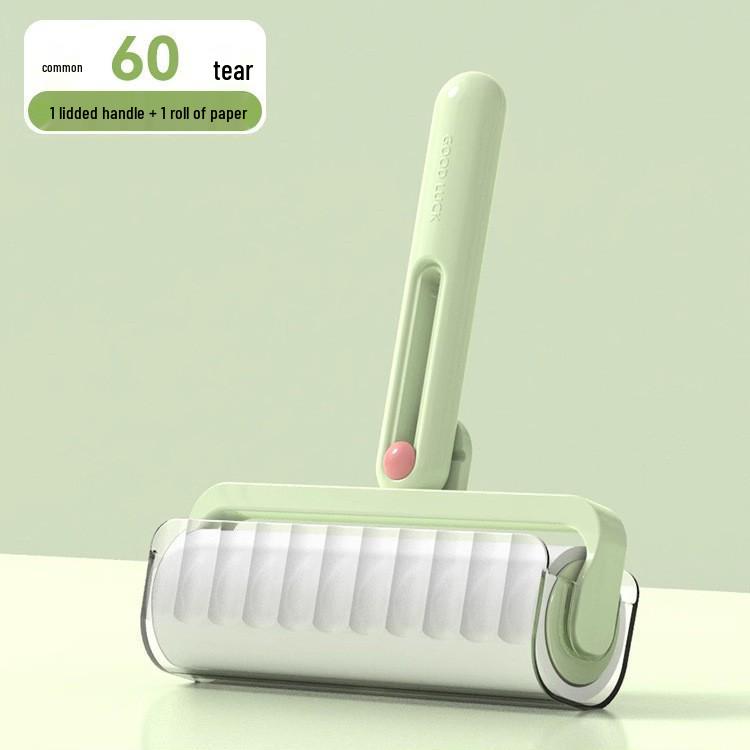 Clothes Lint Roller Replacement: Sticky Tear-Off for Hair Removal on Bed and Household Surfaces.