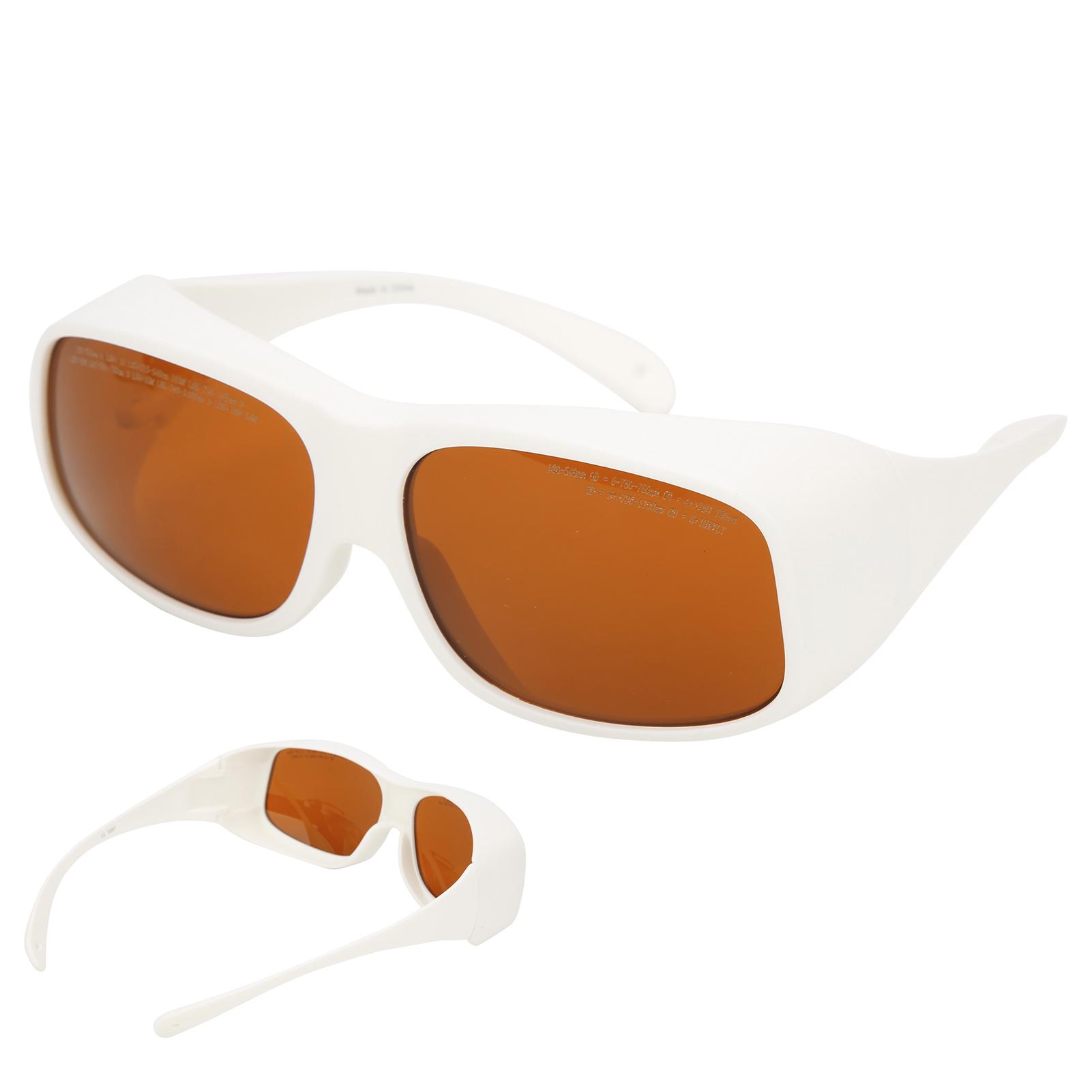 

Glasses 532nm 1064nm Wavelength ive Goggles Wearproof for Eye (White )