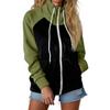 Women's Casual Loose Color Fleece Sweatshirt Top Jacket