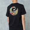 Vans Asian Artist Collaboration Mythical Creature Print Crew Neck Short Sleeve T-shirt Men Tops Black VN0A4P5LBLK