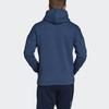 Adidas Colorblock Casual Sports Real Madrid Hooded Jacket Men Outerwear Navy DX8699