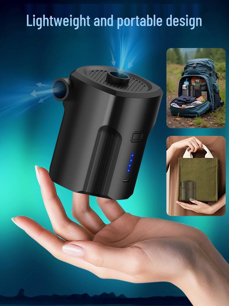 Wireless 5000mAh USB Electric Air Pump for Mattresses & Inflatable Pools