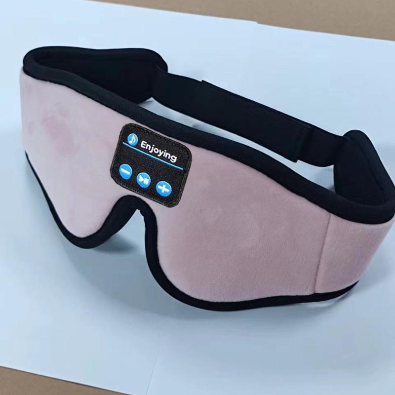 Smart Bluetooth Sleep Eye Mask Comfortable Built In White Noise Head Mounted Light Blocking Memory Cotton Music Eye Mask