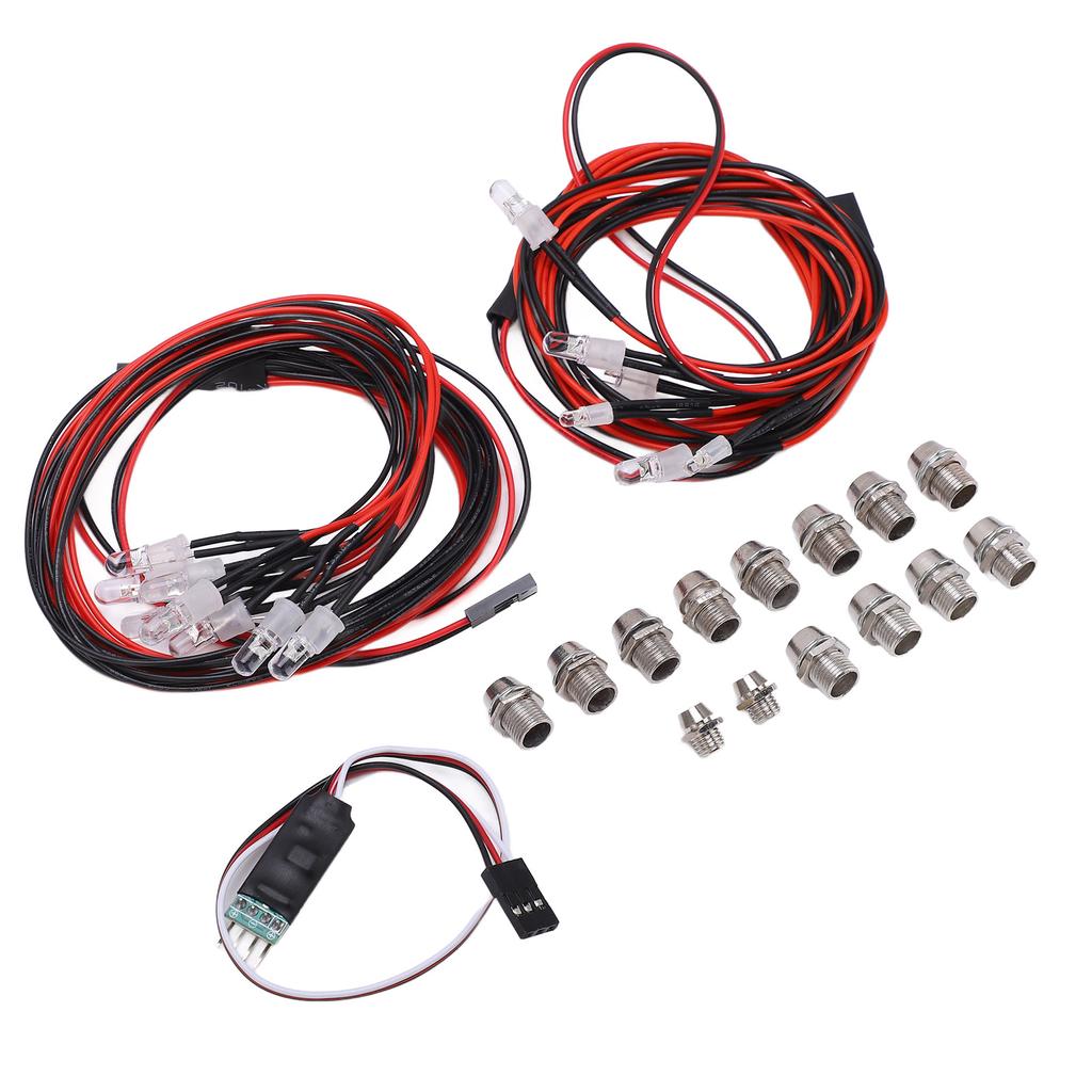 RC Car Flashing Light Lamp System with 6 Lamps 8 Lamps Durable RC Car LED Light Kit