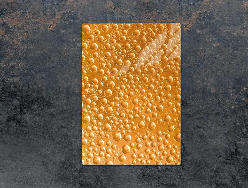 GLAS-SCHNEIDEBRETT 35x52 TROPFEN