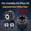 Upgrade EXtruder Gear For Creality K2 Plus All Metal Filament Drive Gear For K2P Hi Nickel Plated CFS DLC High Hardness Wear
