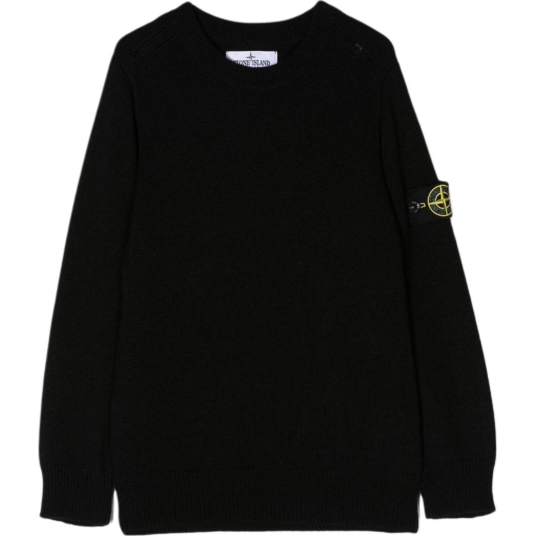 Stone Island Džemperi Vienkrāsains Logotipa Plāksteris