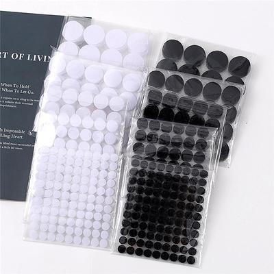 100Pairs 10/15/20/25/30mm Self Adhesive Fastener Disc Adhesive Strong Glue Magic Tape Dots Sticker for DIY Sewing Accessories