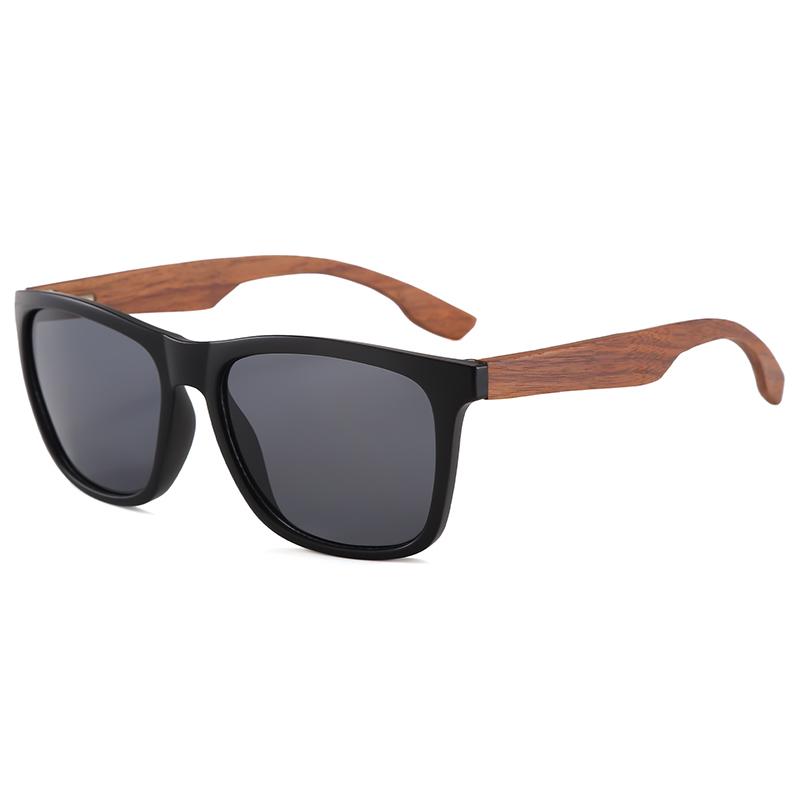 

Wooden Outdoor Uv400 Sun Glasses Unisex Retro Fashion Square Frame Sunglasses Men Women Vintage Sports Man Sunglasses