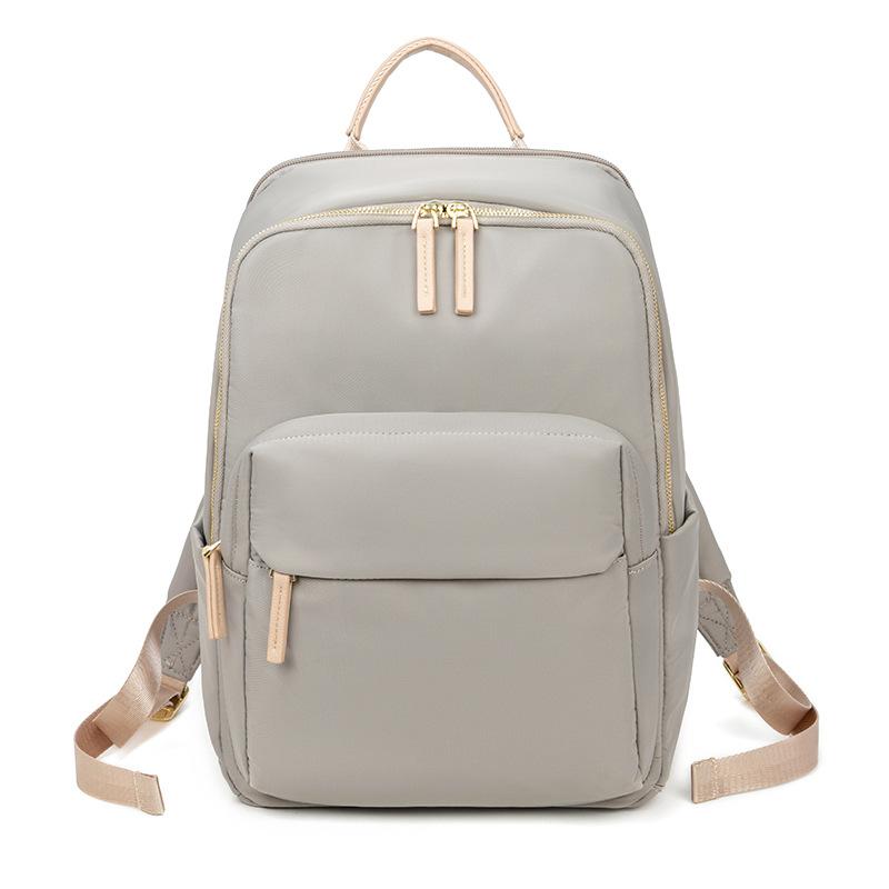 2026 New 15 inch Laptop Backpack Korean Style Simple Oxford Cloth Large Capacity Casual Travel Bag Fashion