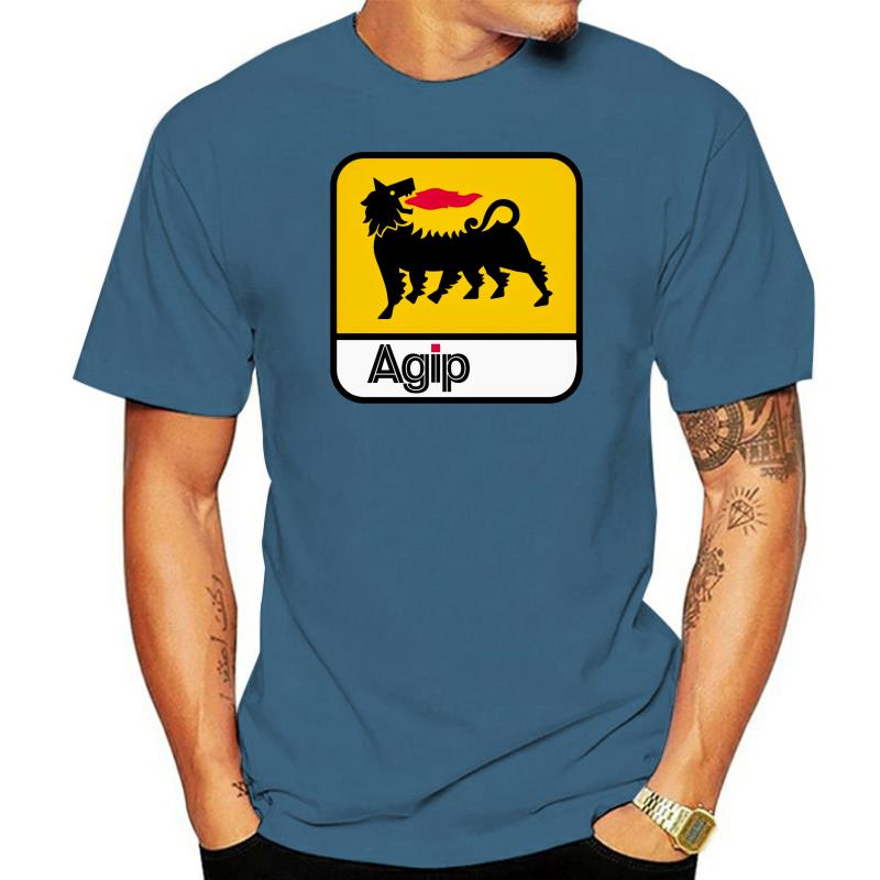 Agip Oil Petrolium Gas Station Service Station Car Automotive Race Racin Digital Printed Tee Shirt