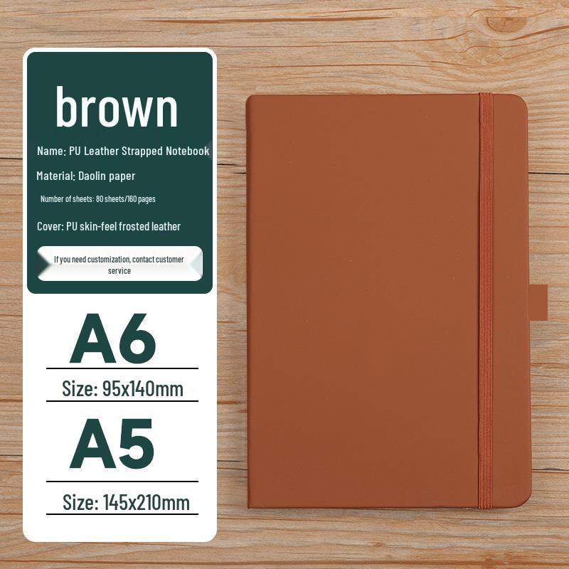Custom A5/B6 Bullet Journal with High-Quality Design, Logo Printing Option