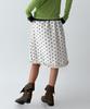 The Green Lab Dot Frill Skirt [Ivory]