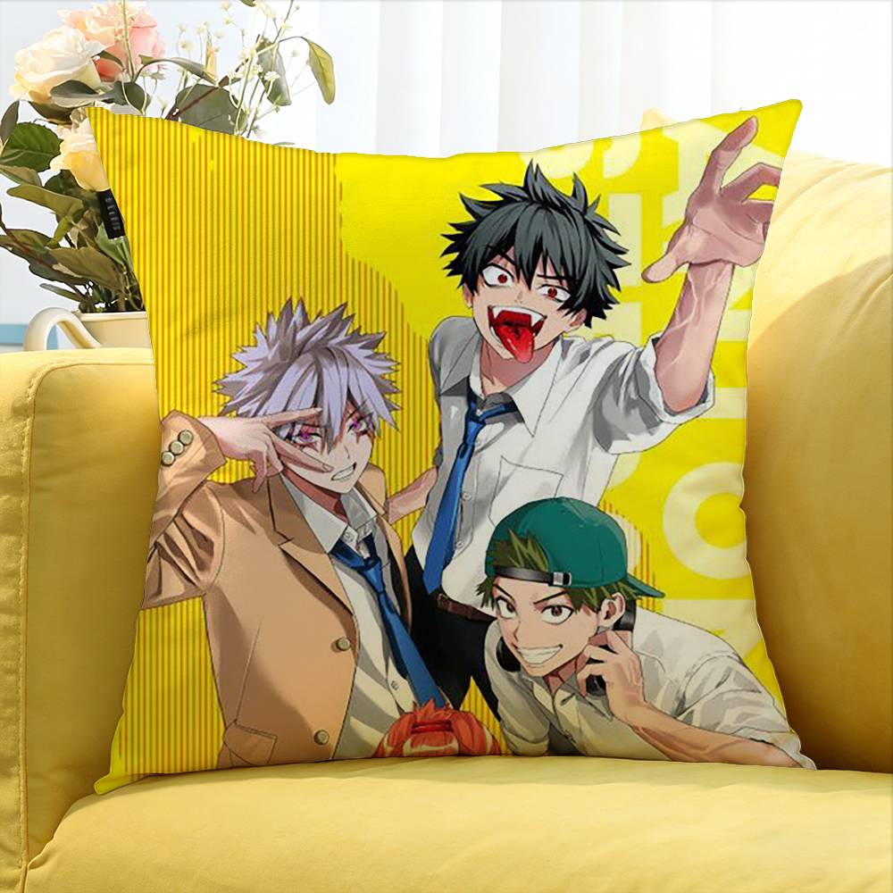 P-Phantom Mogari B-Busters Various Sizes Square Pillow Case For Car Home Bedchamber Decor