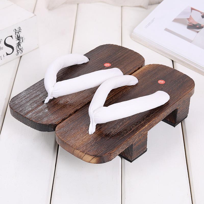 Mode Unisex Man Vrouw Paulownia Houten Japanse Traditionele Geta Klompen Man 2026 Ninja Cosplay Schoenen Slippers Buitensandalen 38-44